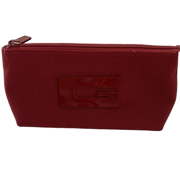 GUCCI Red Vintage Cosmetic Bag - Pre Owned Condition - Picture 1 of 8